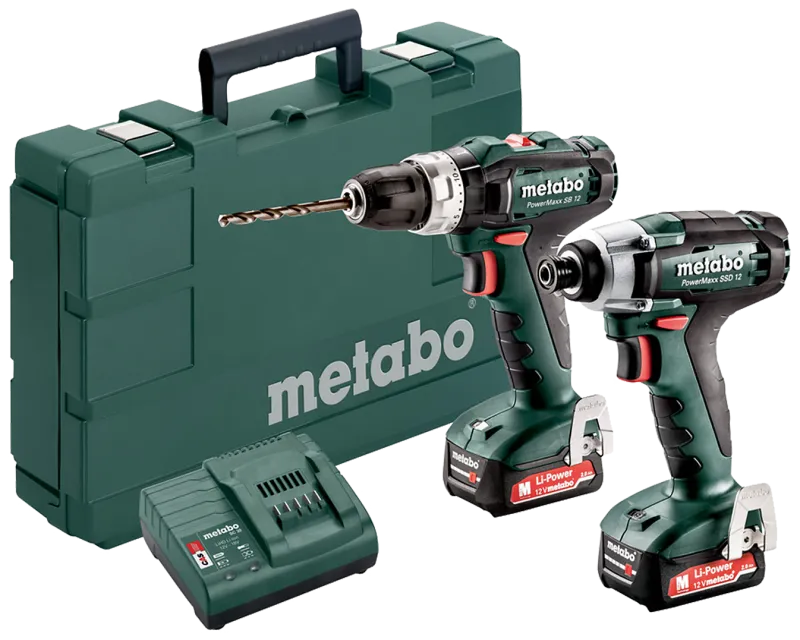Combo-sæt 2.7.2 12V: SB12 + SSD12 + 2×2,0Ah