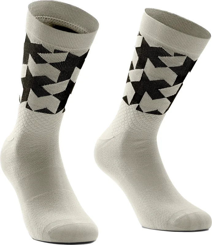 Assos Monogram Socks EVO - Moon Sand