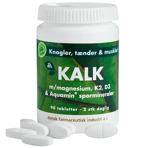 Grønne Vitaminer Kalk m/ Magnesium, K2 & D3 (90 tabl)