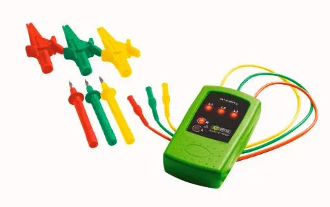 Elma RT606A - Fasefølge-/drejefelttester IEC 61010-1 KAT III