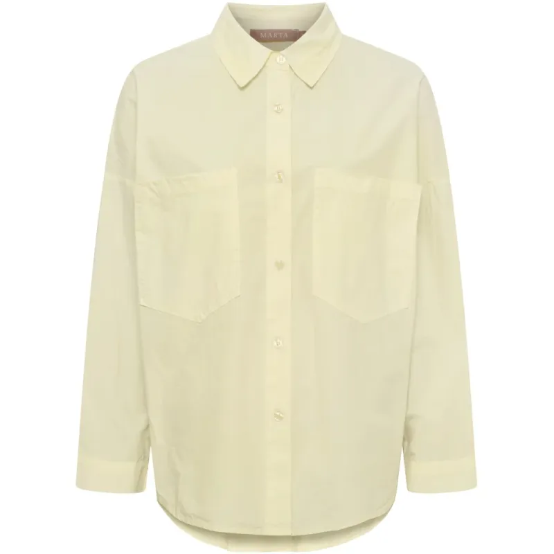 Marta du Chateau dame skjorte MdcCecile 85530 - Yellow6224