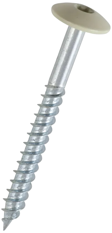 NKT træbetonskrue hvid FZB DH TX20 4,5×45, 200stk