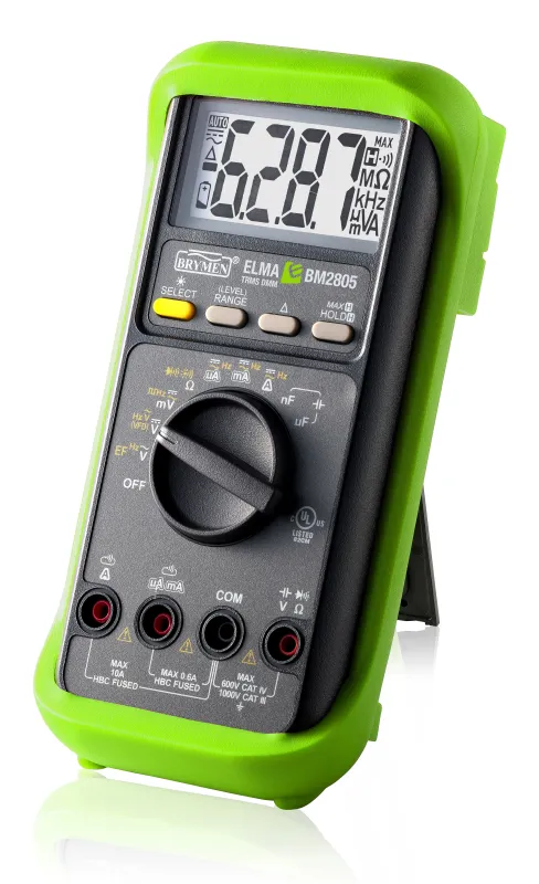 Elma BM2805 - Digitalt multimeter med gummikappe