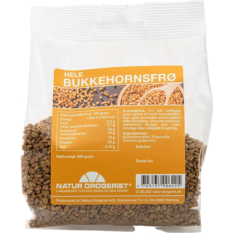 Natur Drogeriet Bukkehornsfrø Hel (200 gr)