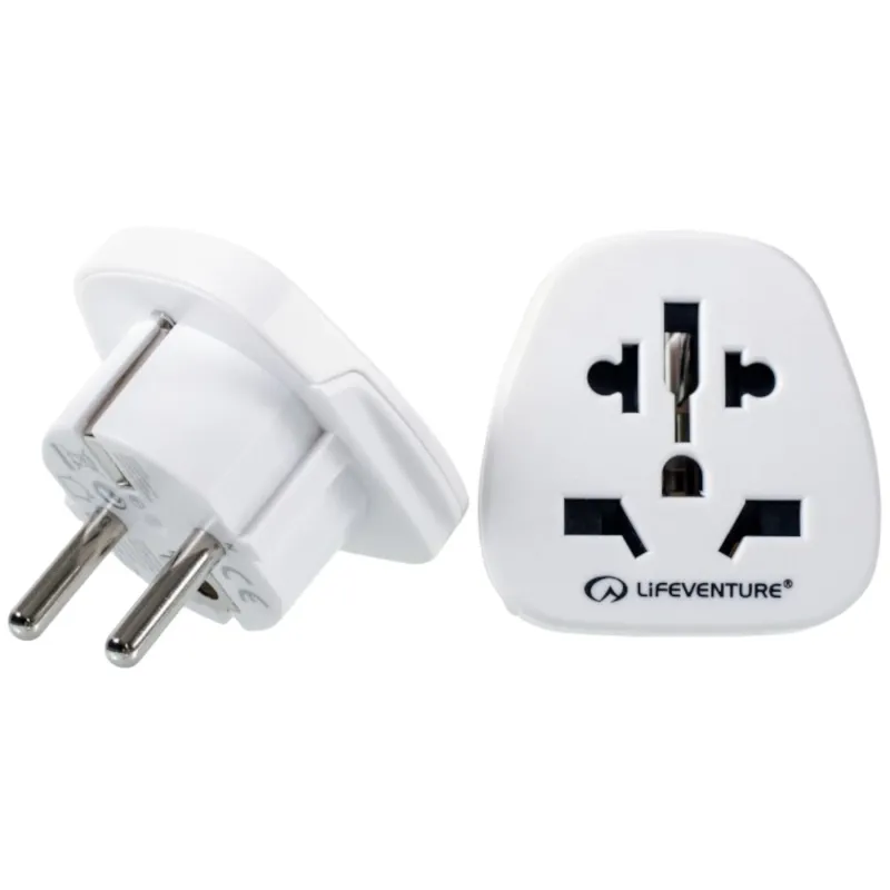 Lifeventure Europæisk Travel Adaptor