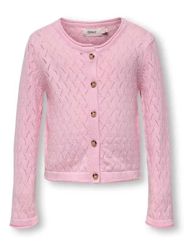 Only Mini Megan Life Cardigan NOOS - Roseate Spoonbill - 92 cm
