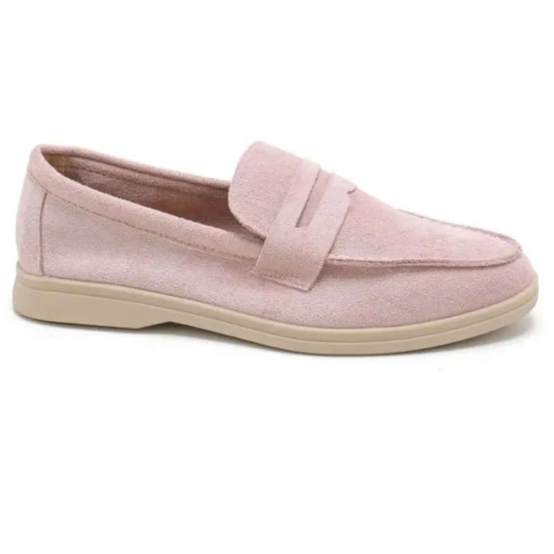Nille dame loafers QQ-278 - Rose