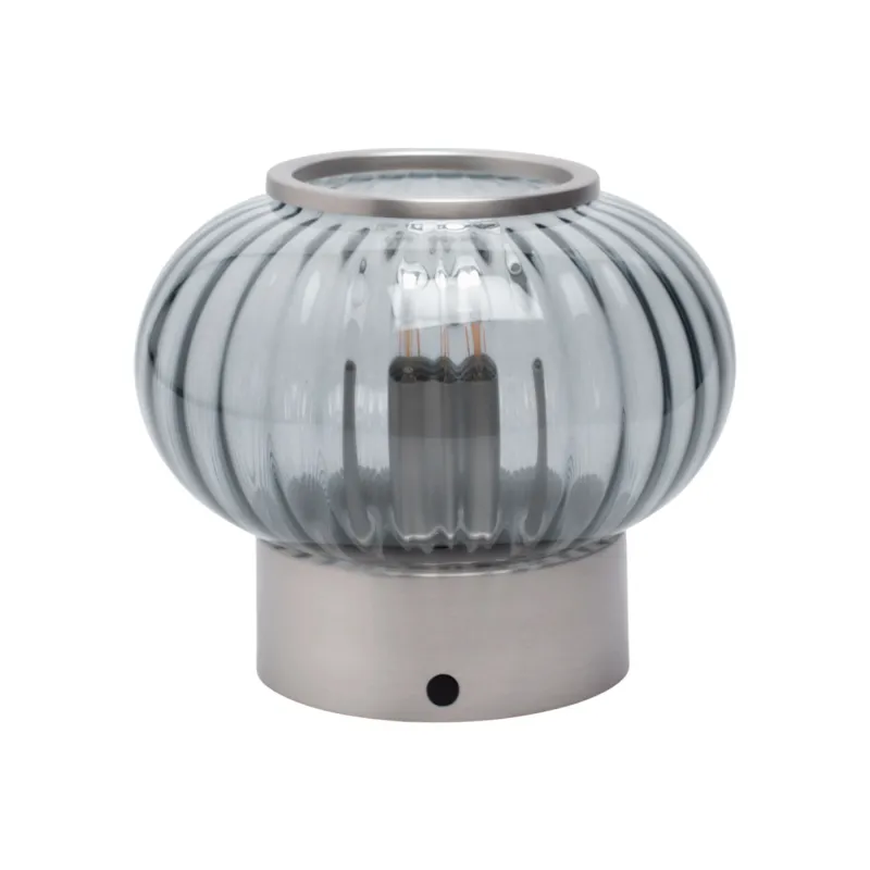 Edgeform Urc portabel bordlampe 19 cm, smoke
