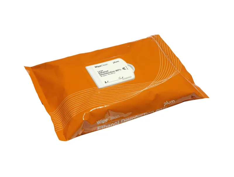Wipeclean Ethanol Disinfection 80% - large 20 stk.