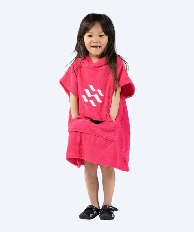 Watery badeponcho til børn (1-6) - Bomuld - Pink
