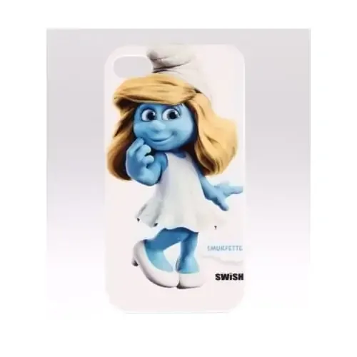 Smølfe iPhone 4/4S cover. Smølfine (Smurfette).