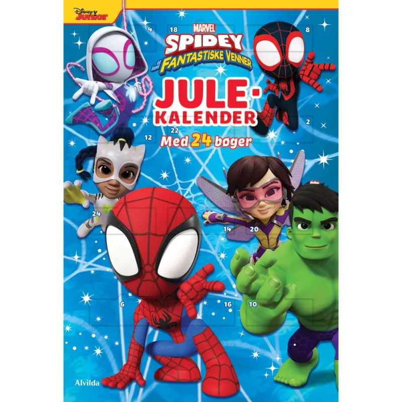 Spidey Julekalender - 24 Historiebøger