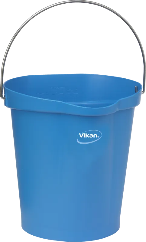 Spand 5686, plast m/rf bærehåndtag 12ltr, blå
