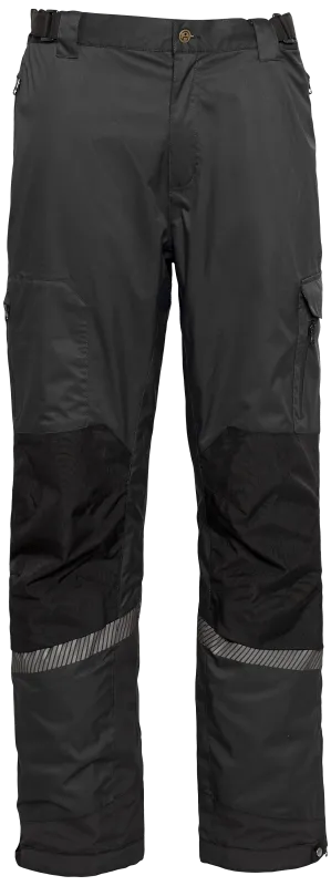 Arbejdsregnbuks stretch 182400 sort Str. 5XL
