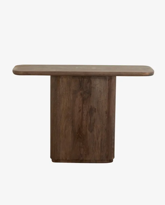Nordal - TOKE konsolbord  -  mørkebrun  -  L120 × B40 × H80 cm