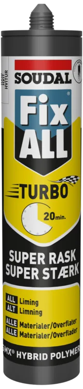 FixAll Turbo fuge-/klæbemasse 290ml grå