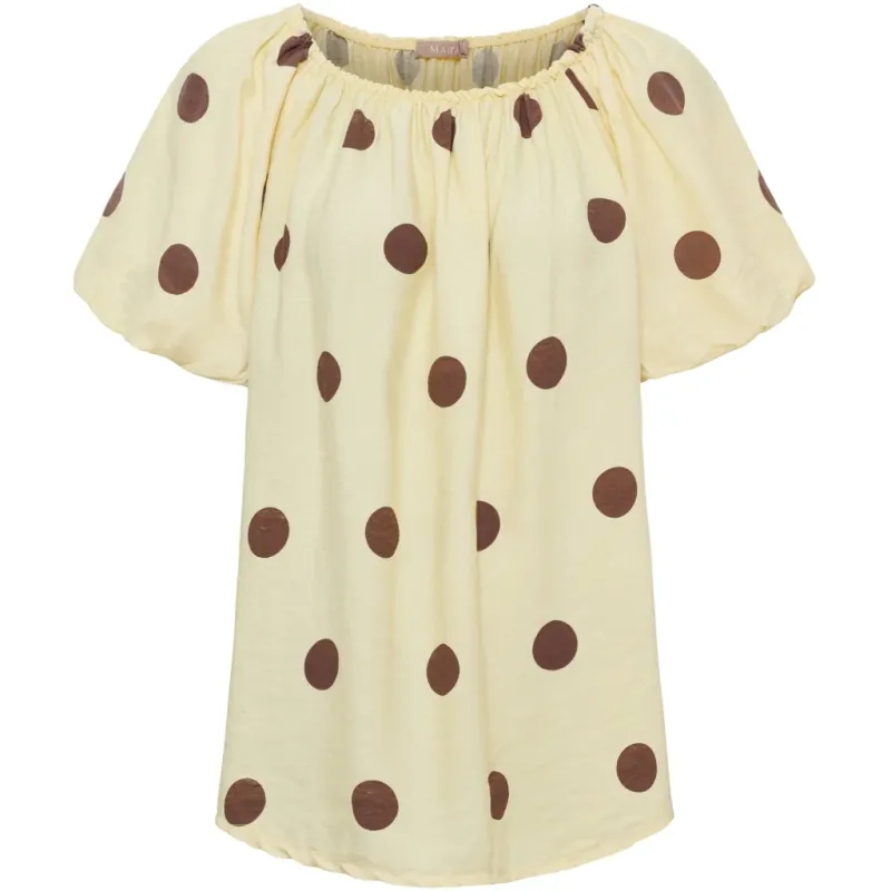 Marta du Chateau dame top MdcLuciana 26136 - Yellow