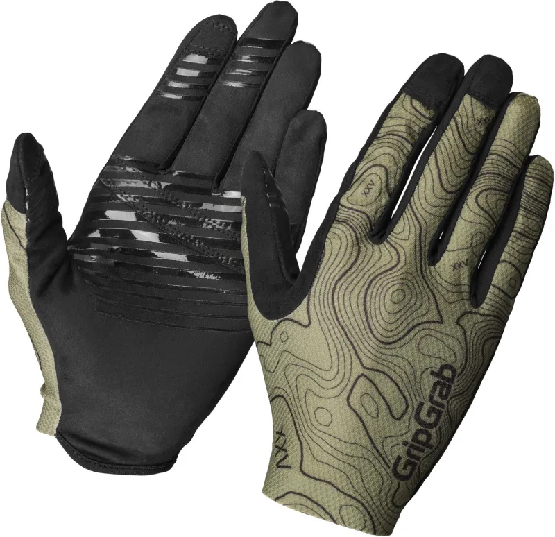 GripGrab Rebel Langfingret Sommerhandsker - Olive Green