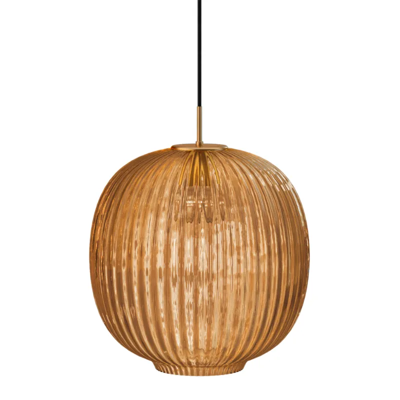 Edgeform Vibra loftlampe 35 cm, amber