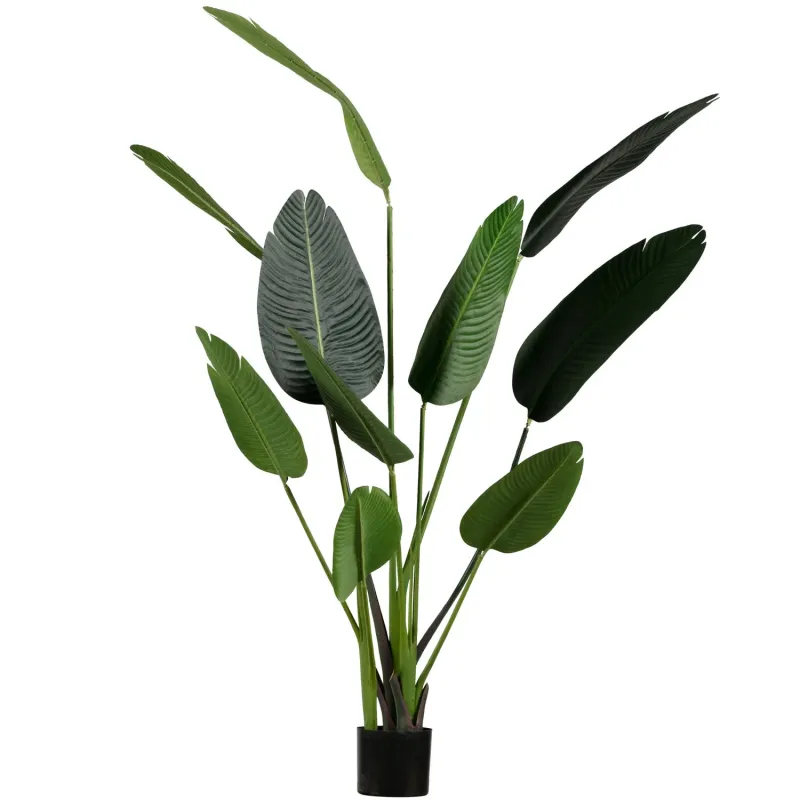 WOOOD - Strelitzia Kunstig Plante Grøn - 164x96x63 cm