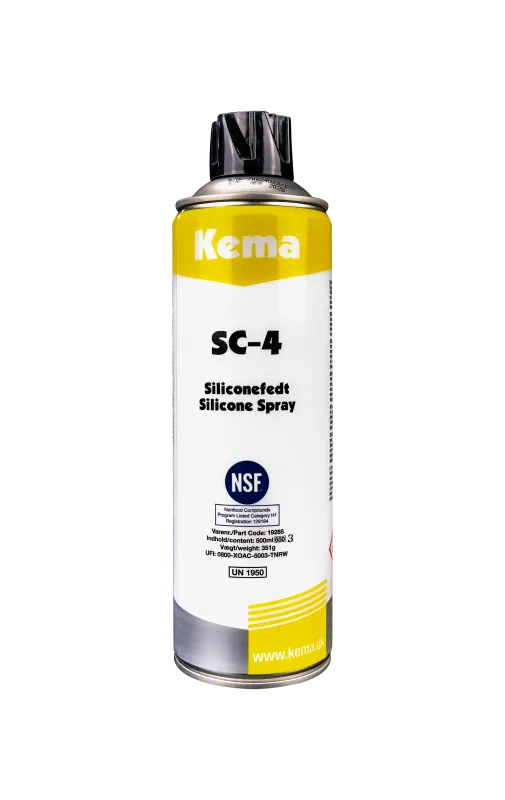 Kema siliconefedt SC-4 spray 500ml
