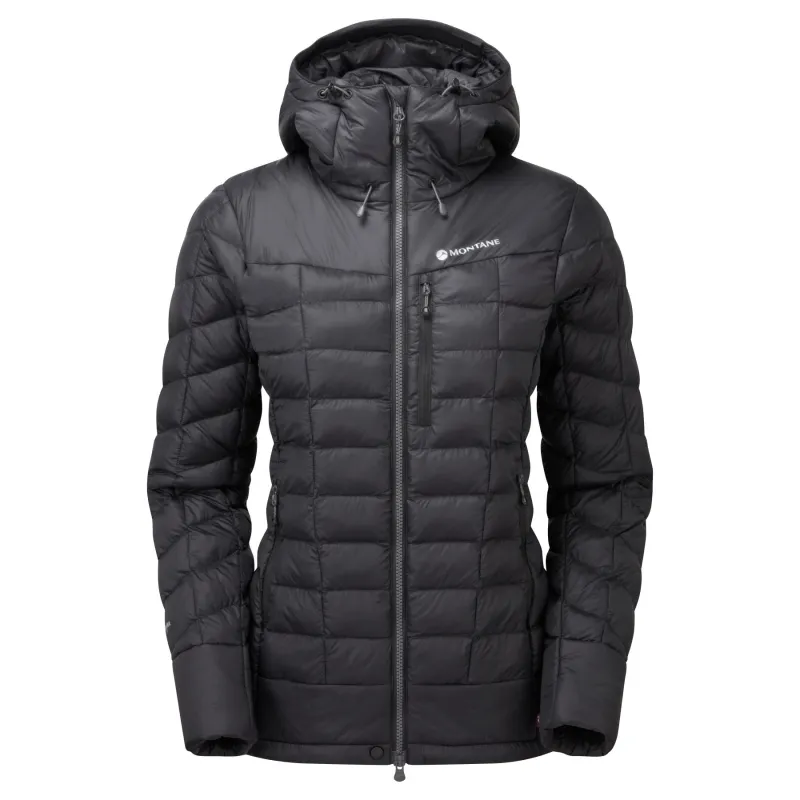 Montane Fem Ground Control Jacket, dunjakke, dame, sort