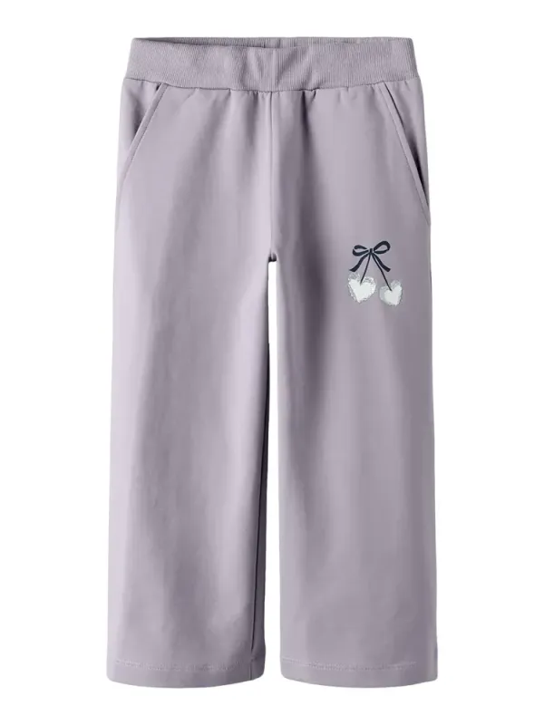 Basalt Sweat Wide Bukser - Lavender Gray - 92