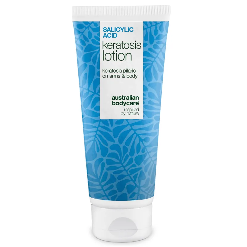 Body lotion mod keratosis pilaris og ru hud med små knopper â Body lotion mod keratosis pilaris og tør hud. Udglatter med salicylsyre, niacinamid og zink.