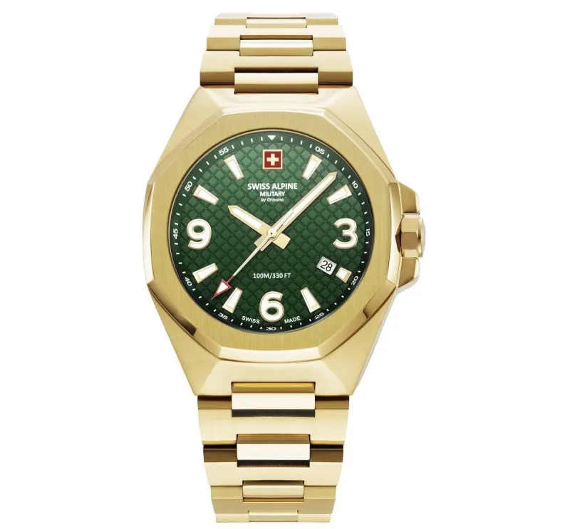 Swiss Alpine Military Typhoon Green Herreur