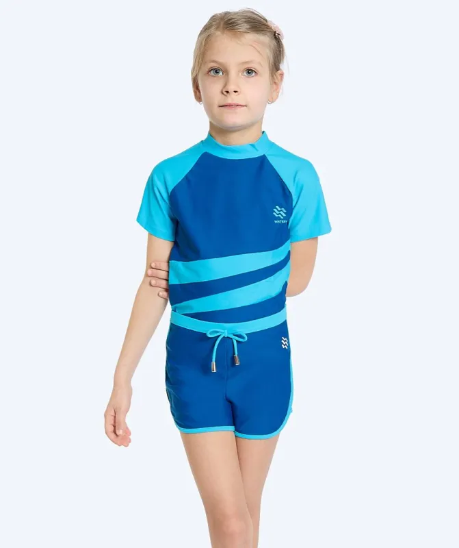 Watery UV-badeshorts til børn - Manami - Atlantic Blue - UV badetøj
