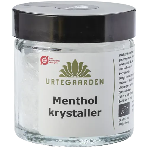 Urtegaarden Mentholkrystaller I Krukke Ø (20 gr)