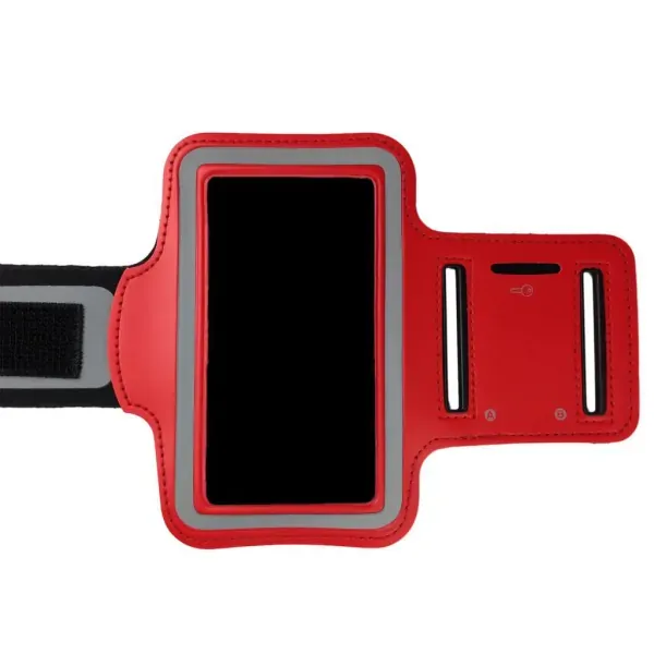 Sportsarmbånd til bla Samsung S3, S4, S5, S6, S6 Edge & S7. Rød.