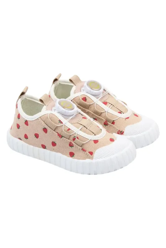 Mikk-Line Canvas Sneakers - Strawberry - 32