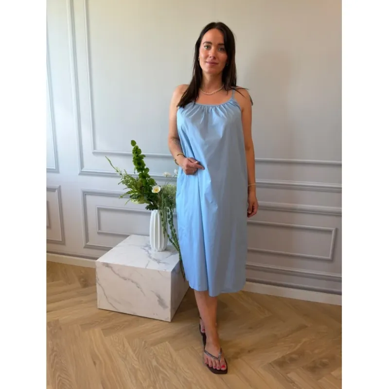 Lululia Dame Kjole LUSilke 8265LU - Celeste