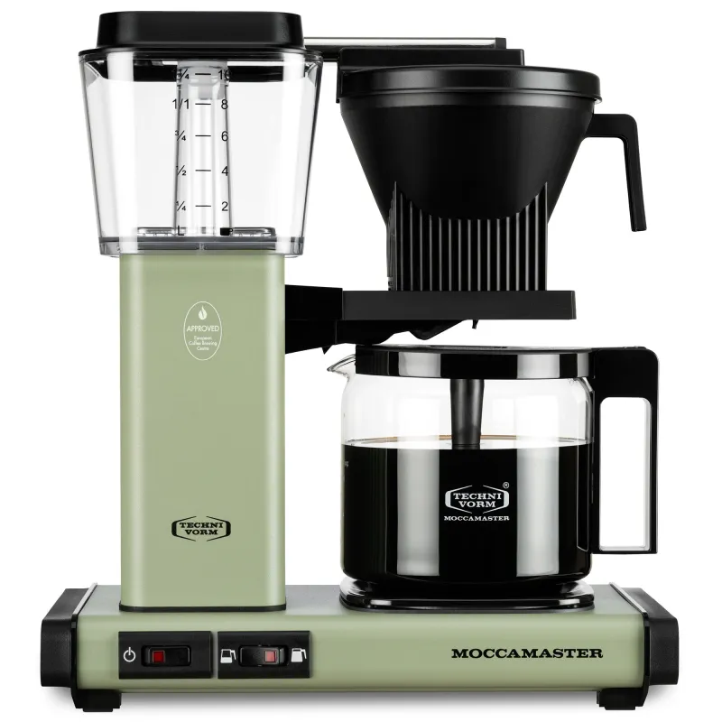 Moccamaster Optio kaffemaskine 1,25 liter, eukalyptus