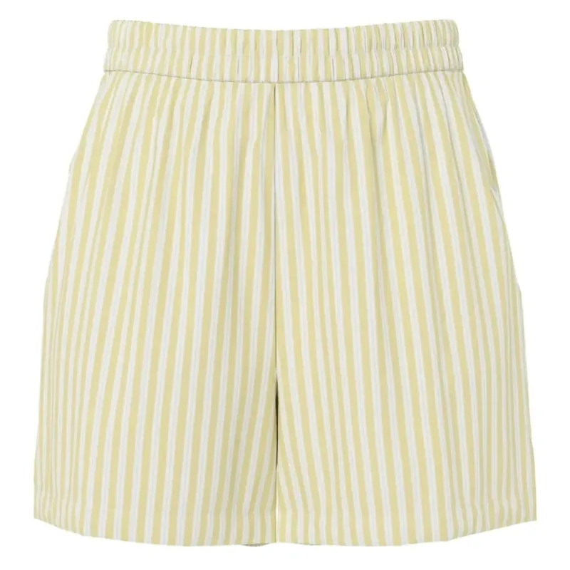 PIECES dame shorts PCJOLLY - French Vanilla BRIGHT WHITE