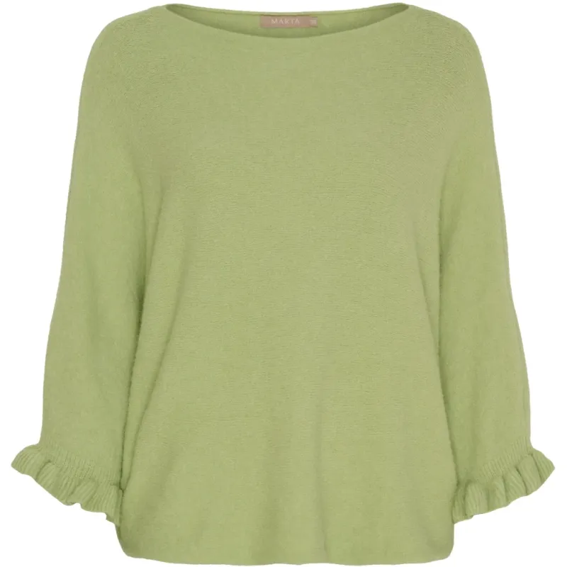 Marta du Chateau dame strik MdcElderflower 30003 - Pistachio