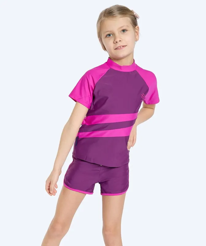 Watery UV-badeshorts til børn - Manami - Lilla - UV badetøj