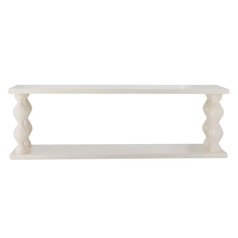 BLOOMINGVILLE Salino væghylde - hvid MDF (L80xH26xB20)