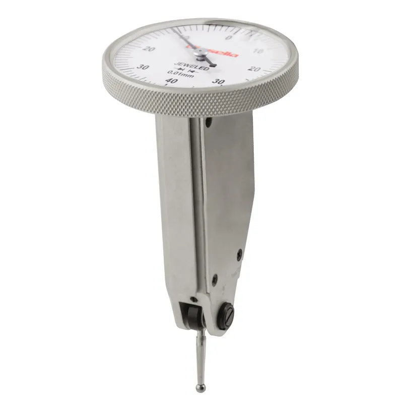 Vippeindikator 0,8x0,01 mm med horisontalt måleur og 16 mm vippearm