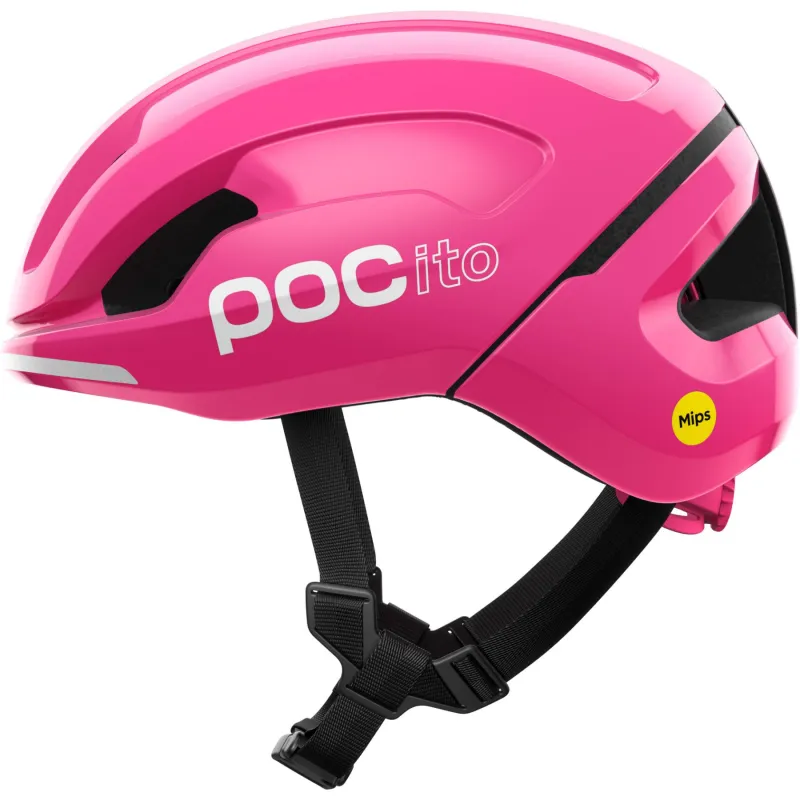 POCito Omne MIPS, cykelhjelm, junior, fluorescent pink
