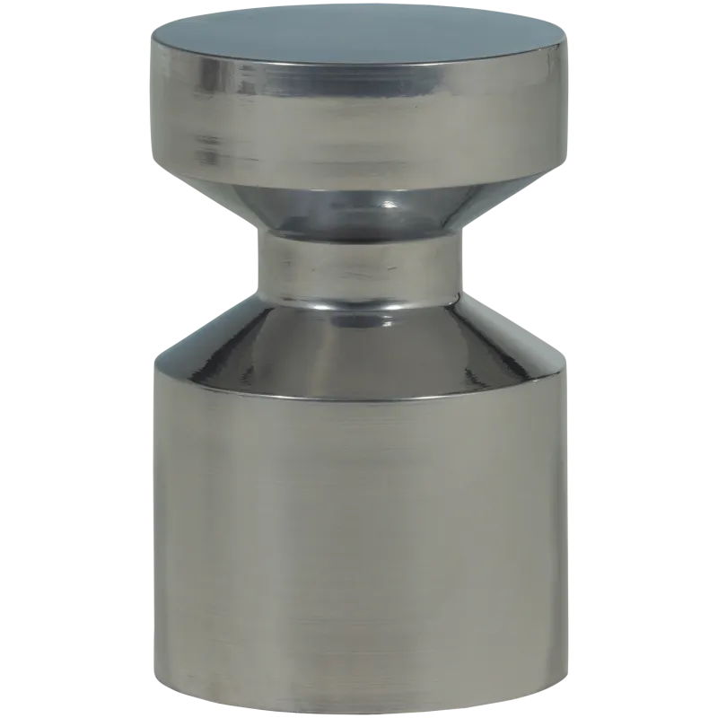WOOOD Ferry sidebord, rund - krom metal (Ø30)