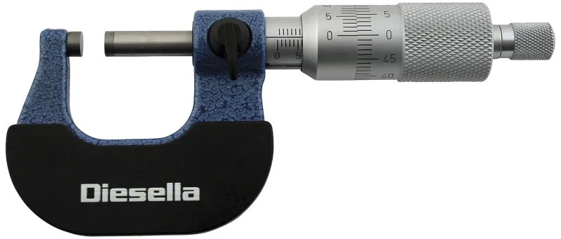 Mikrometerskrue DIN863 0-25×0,001mm, parallaksefri