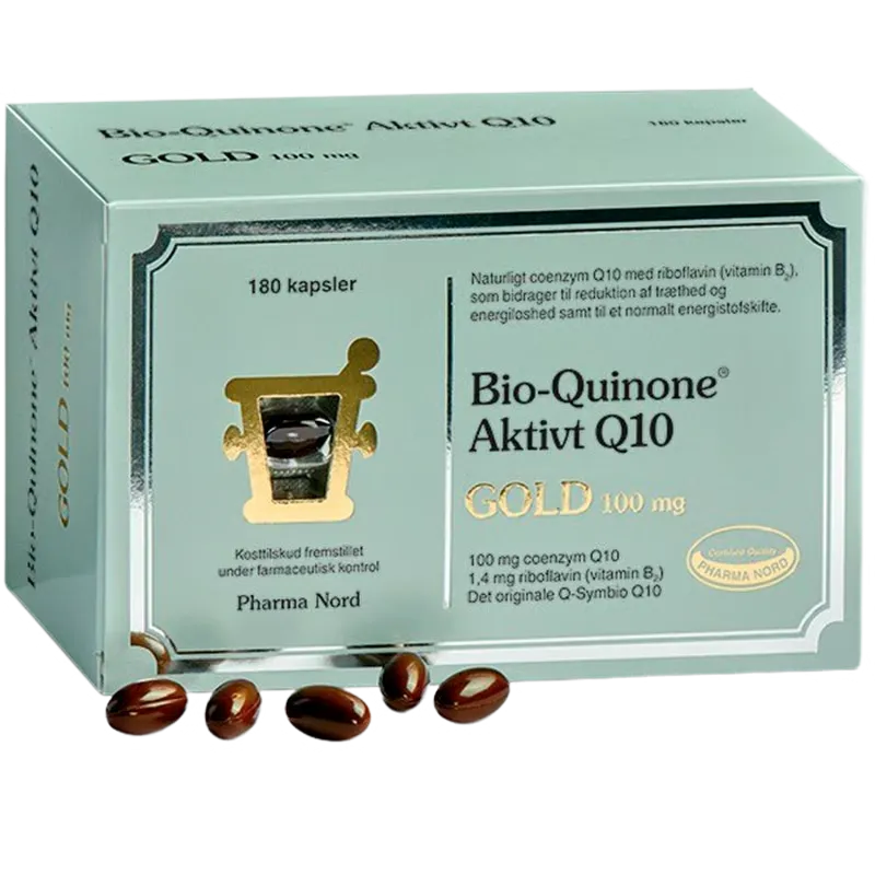 Pharma Nord Bio-Quinone Aktivt Q10 Gold (180 kap)