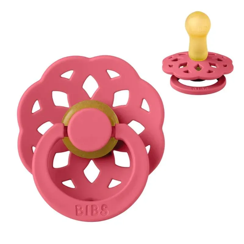BIBS Rund Boheme Sut - Str. 2 - Naturgummi - Coral