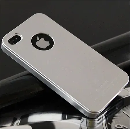 iPhone 4 & 4S Air jacket cover. Silver.