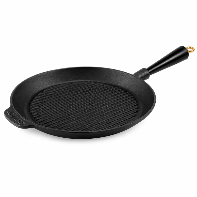 Carl victor Gold grillpande 28 cm, støbejern