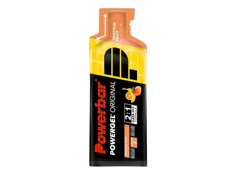Powerbar Powergel - Tropisk frugt 41 gram - Bedst før 1/8-26