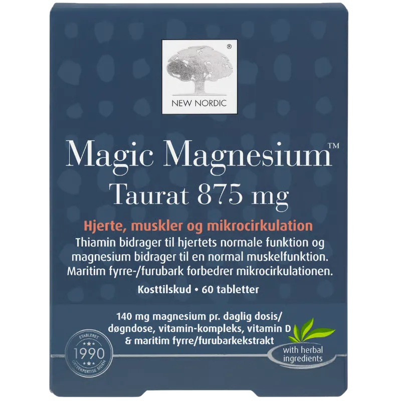 New Nordic Magic Magnesium Taurat (60 tabl)
