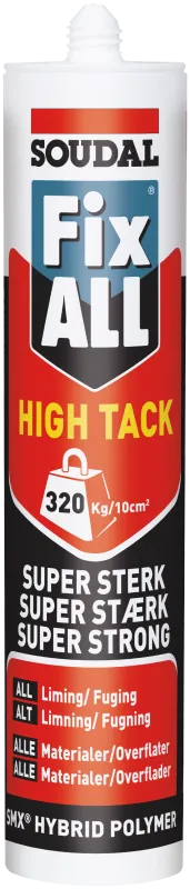 FixAll HighTack fuge-/klæbemasse 290ml sort